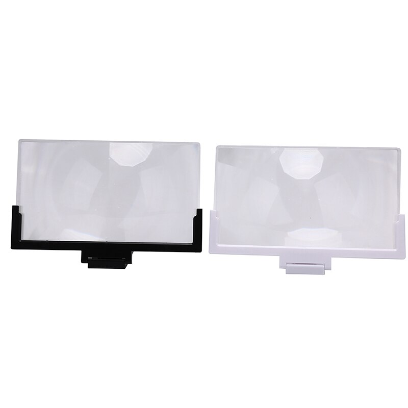1pc 14 pouces Mobile 3D lentille écran de film agrandir 3X loupe support pliant support de téléphone pour téléphones mobiles universel en plastique