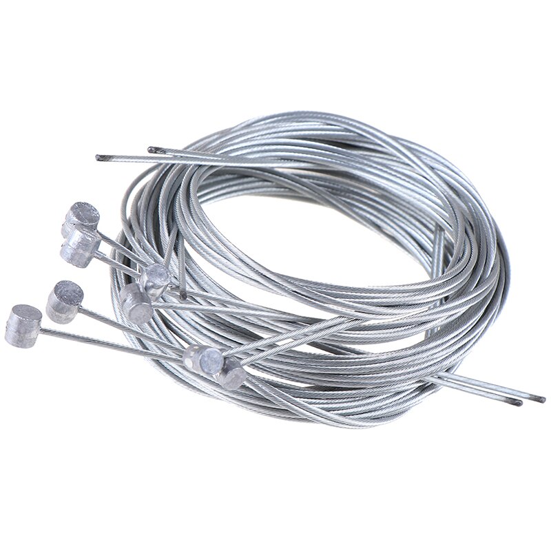 2 stk cykel gear kabel universal mtb landevejscykel cykel indre bremse kabel kerne wire bremse linje kabler tilbehør