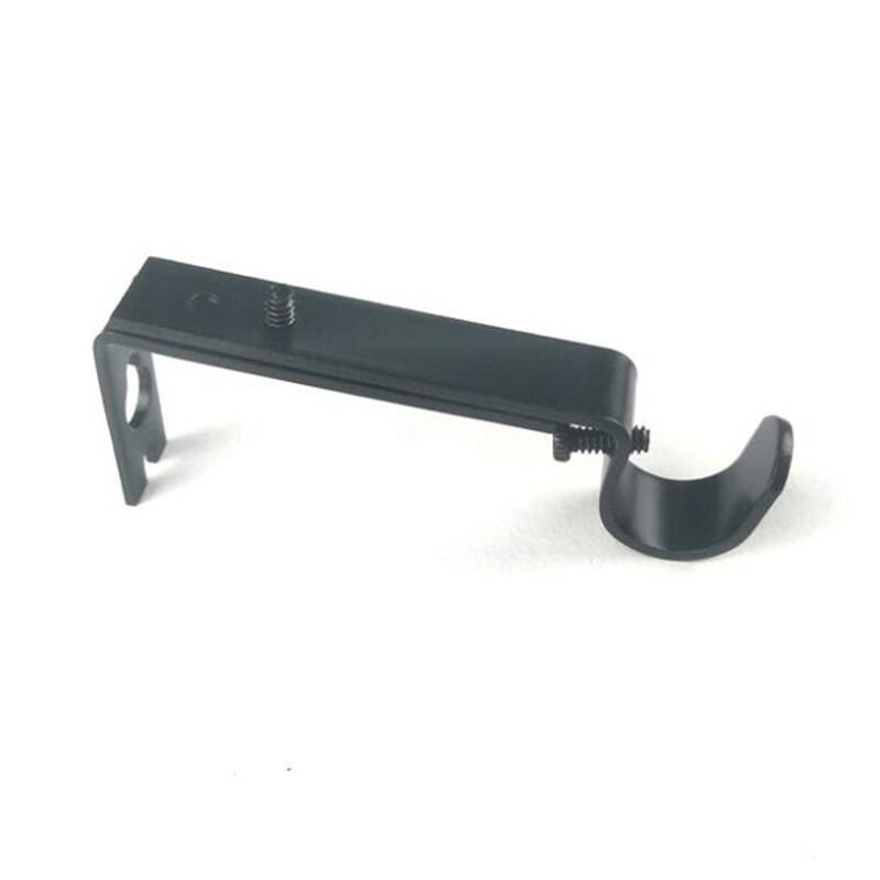 Adjustable Hook Window Accessories Hanging Metal Structure Sturdy Curtain Rod Hook Bracket Holder Decorative Support Fixed
