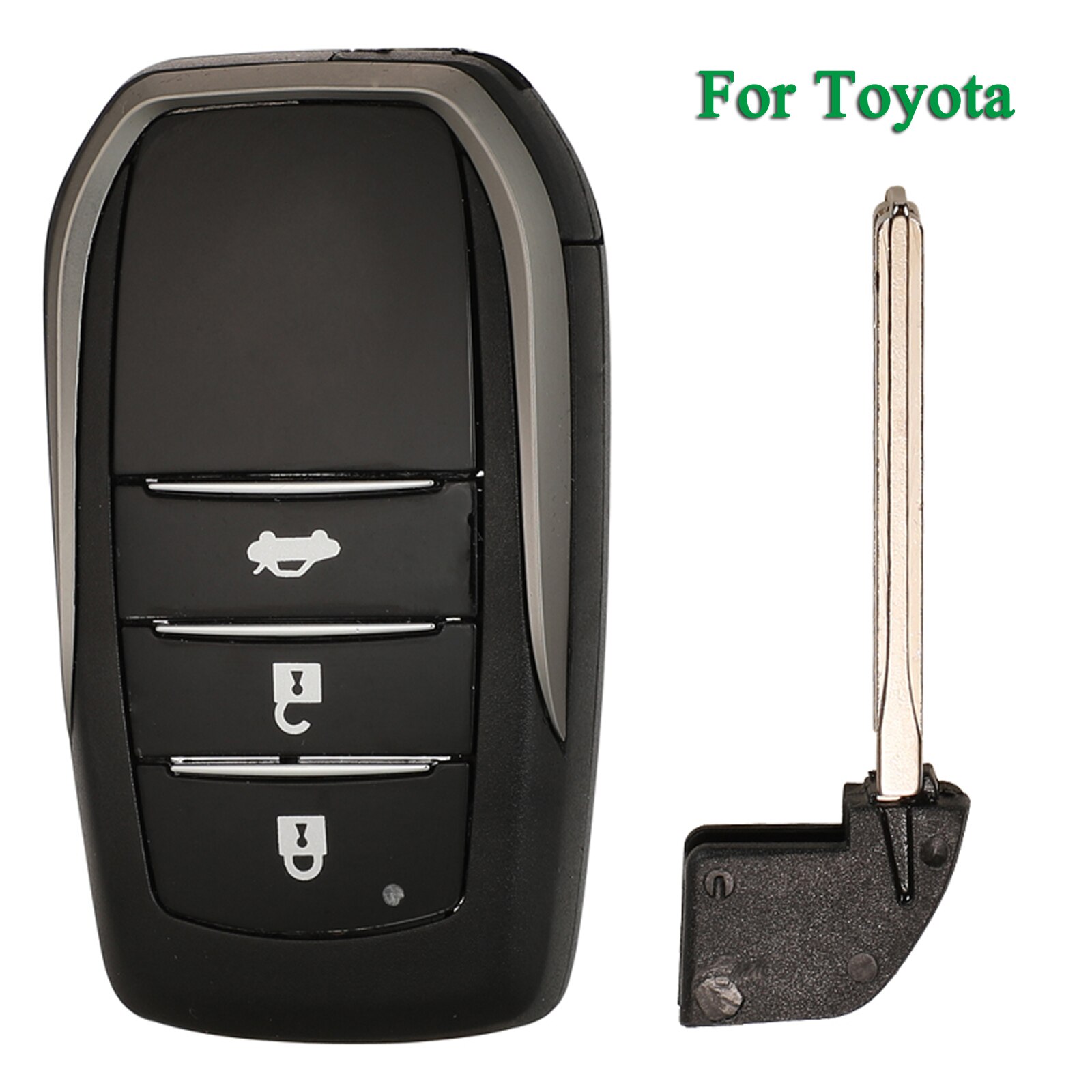 Bilchave Aangepast Voor Toyota C-Hr Land Cruiser 200 Avensis Auris Corolla Fob Remote Smart Autosleutel Shell Case 2/3/4 Knoppen Toy48: 3B For Toyota