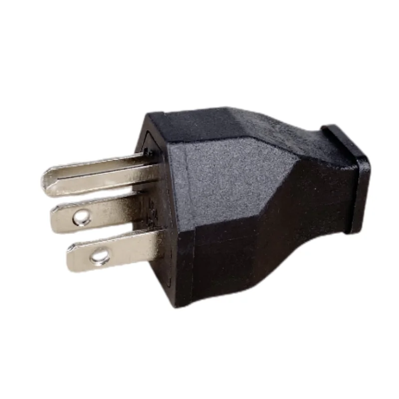 US American 3 Pins Industrial AC Electrical Power Rewireable Plug Male Wire Socket Outlet Adapter Extension Cord Connector 15A: BROWN
