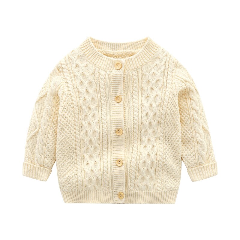 Autumn Winter Children Long Sleeve Sweater Cardigan Coat Baby Boy Girl Knit Sweater Jacket
