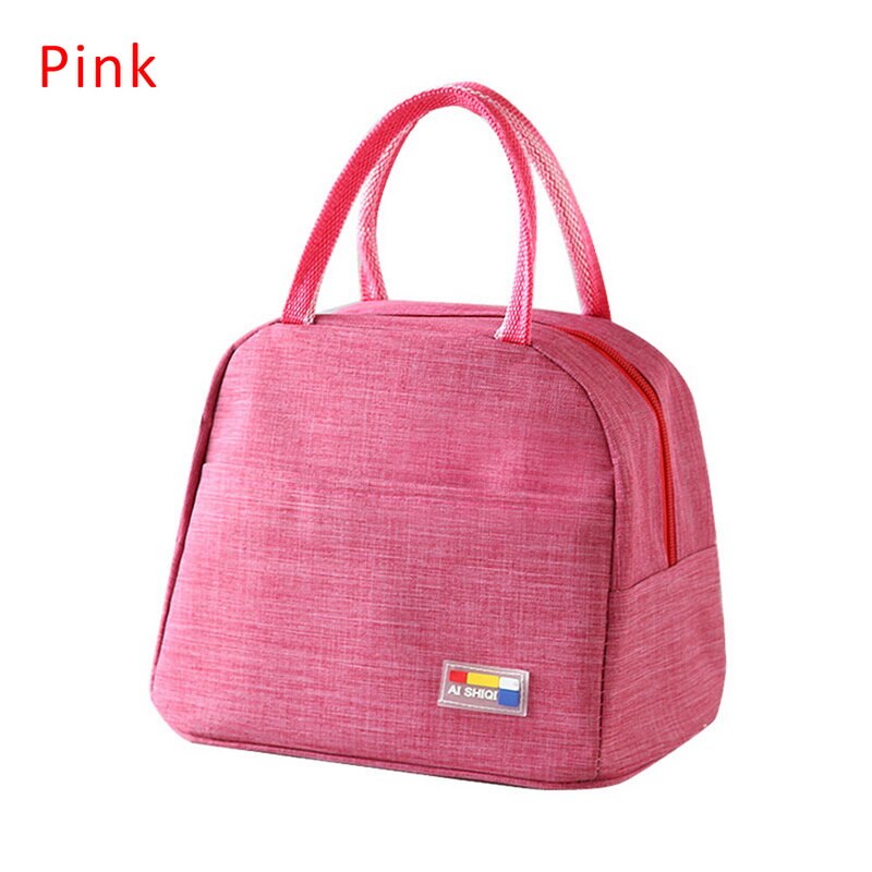 Lunch Bag Fresh Insulation Cold Bales Thermal Oxford Waterproof Convenient Leisure Cute flower cartoon Tote bolso