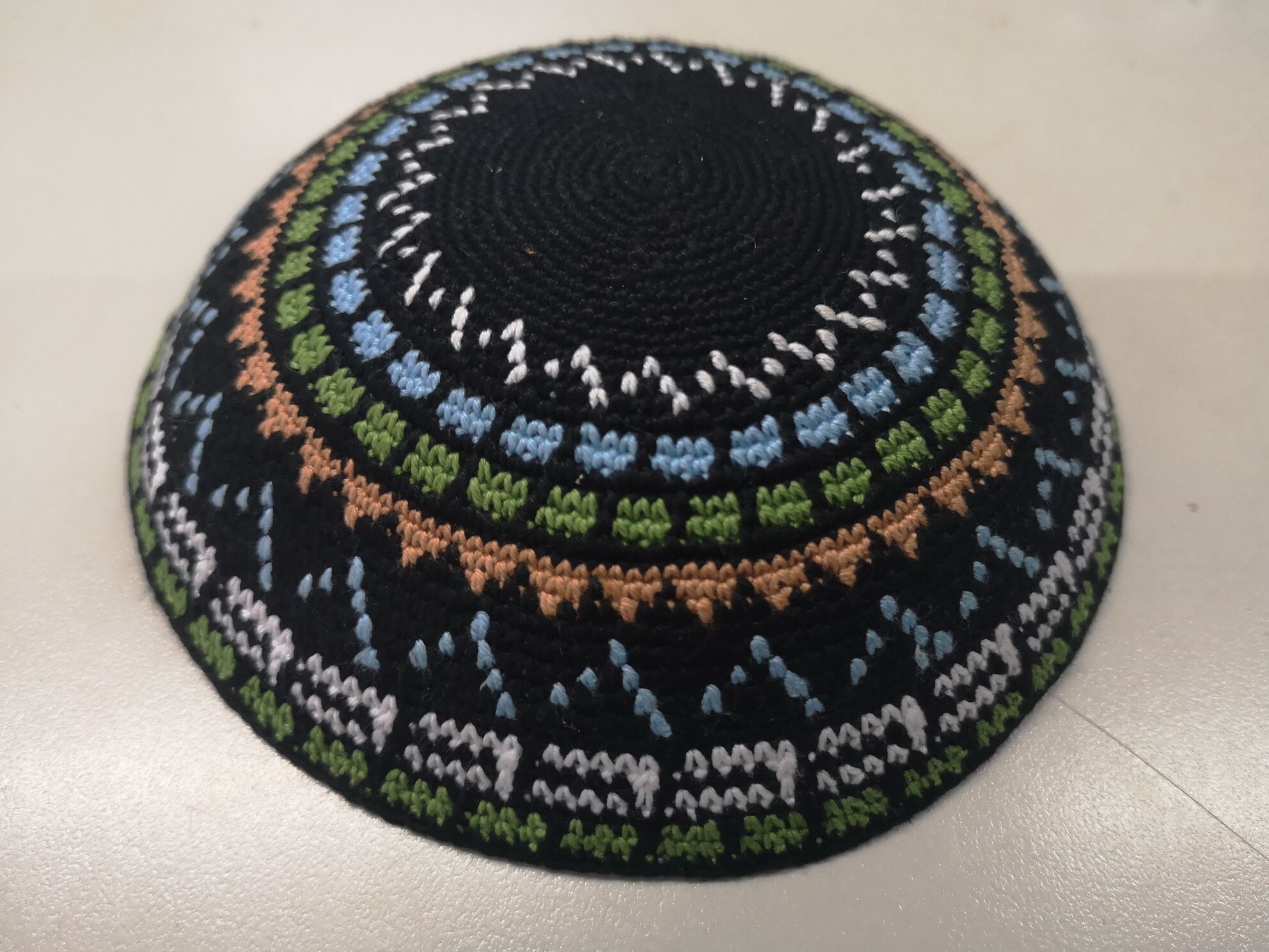 Håndlavet strikket yarmulke kippah kippot