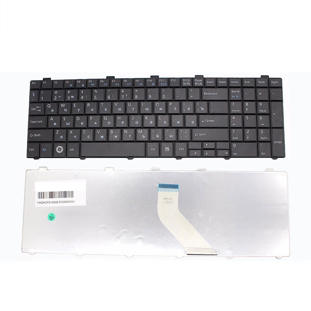 Tastiera Per A530 AH530 Tastiera Portatile Per Fujitsu Lifebook A530, AH530, AH531, NH751 | Layout USA QWERTY | Colore Bianco Lenovo Tastiera - Foto 5