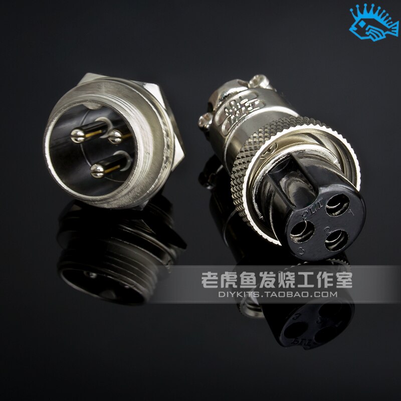1set Original Taiwan PLT APEX connector aviation plug PLT-16X (R+P) 2/3/4/5 pin Upgrade GX16mm male &amp; female