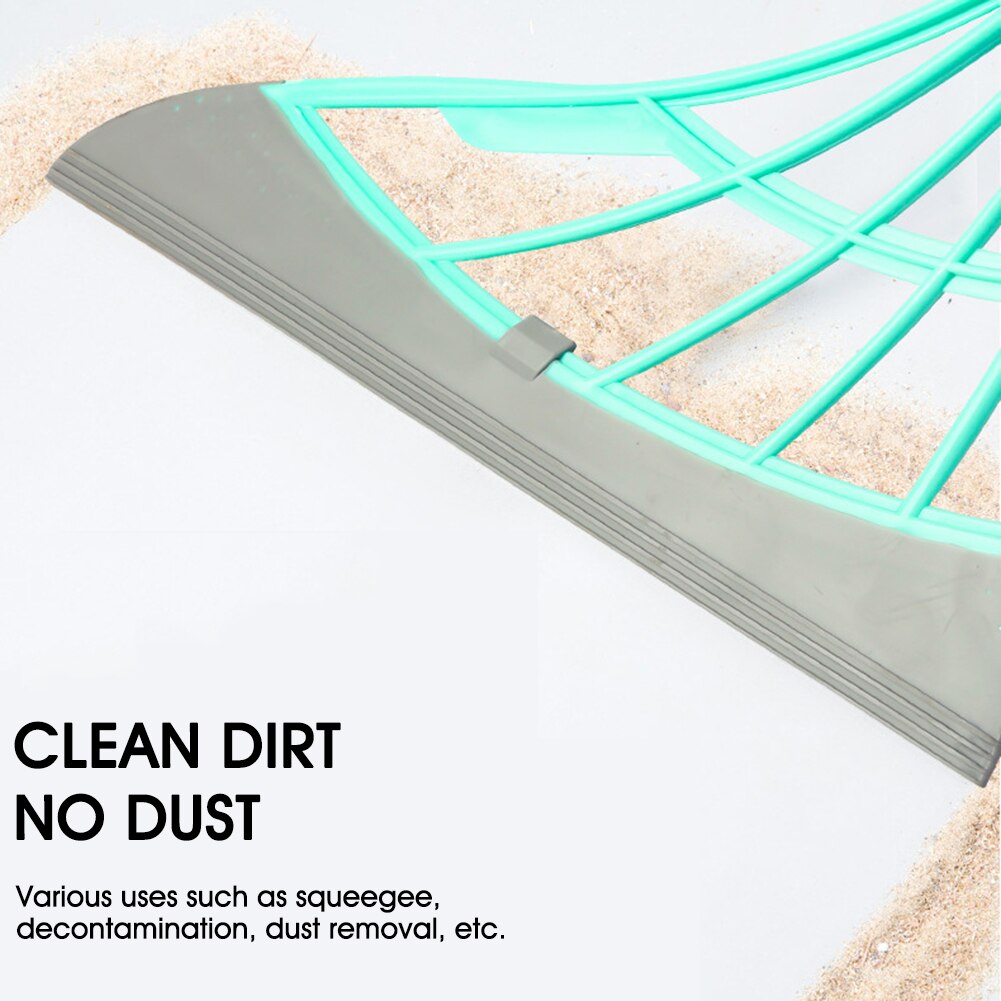 Wiper Broom Wipe Squeeze Silicone Mop For Wash Floor Multifunctional Clean Tools Telescopic Rod&amp;Microfiber Handle Head