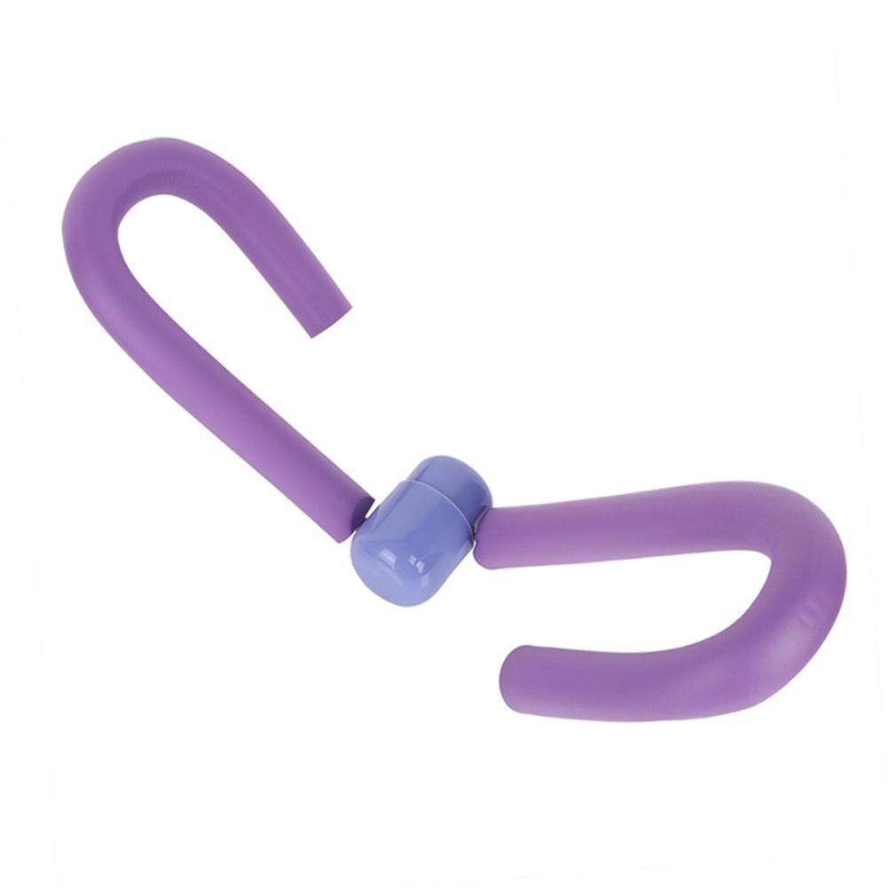 PVC Thigh Exercisers Home Gym Sports Equipment Thigh Muscle Arm Chest Waist Exerciser Workout Machine Gym Home Fitness: purple