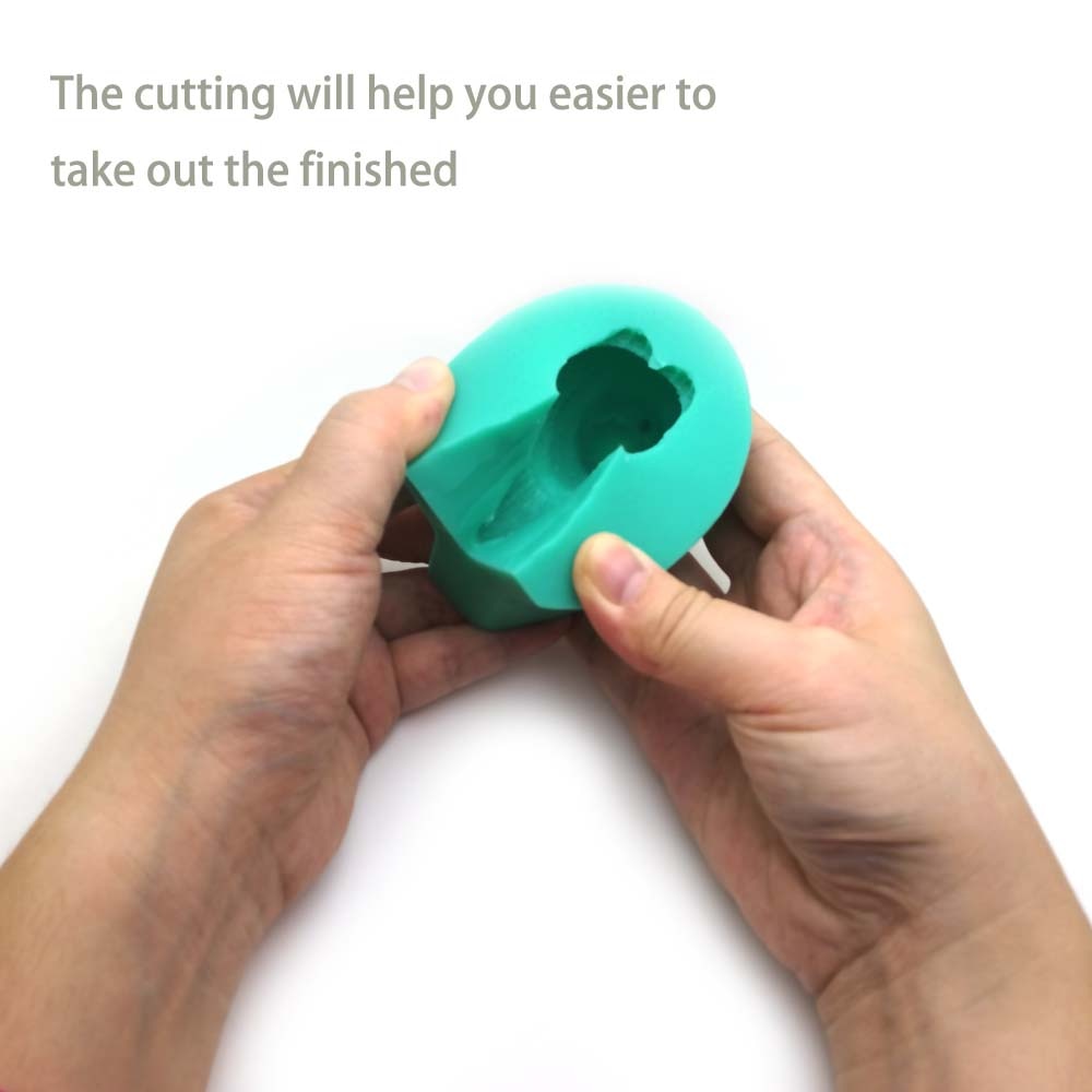 4 Style DIY Silicone Bird Molds For Cake Decoration 3D Simulation Cuckoo Soap Form Salt Sculpture Sculpture Chocolate Sparrow