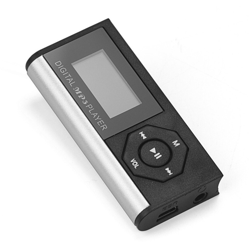 4Colors Universal USB MP3 Player with Digital LCD Screen Plug-in Digital Radio Player Mini Sport MP3 Player
