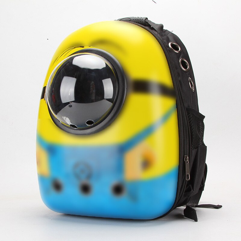Cat Bag Pet Bag Cat Backpack Out Bag Transparent Space Capsule Suitcase Carrying Backpack Dog Bag Pet Backpack: Green