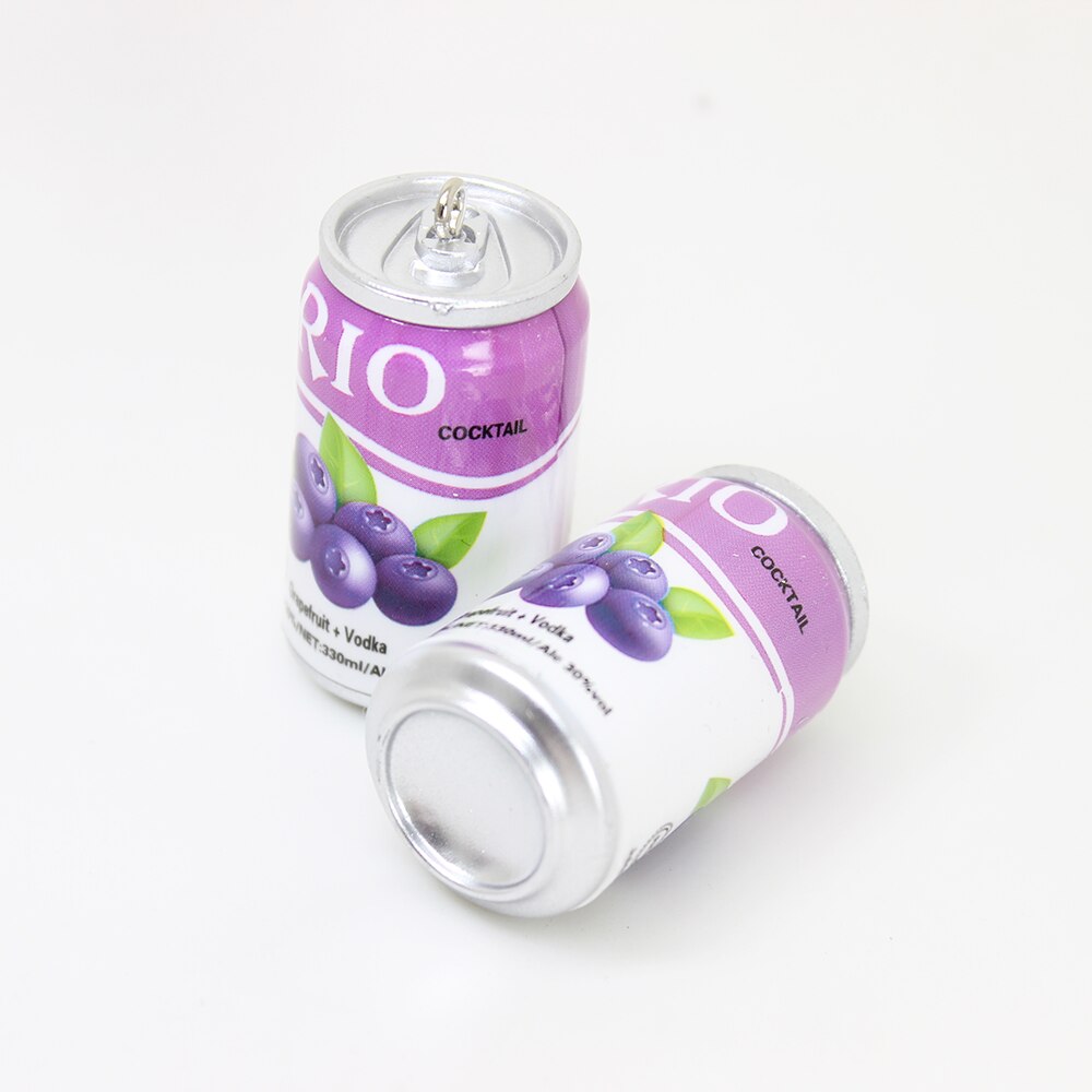 Yamily 6Pcs/24*44Mm Hars Simulatie Cocktail Fles Charms Drankblikjes Hanger Voor Oorbel Sleutelhanger Diy sieraden Maken: 5