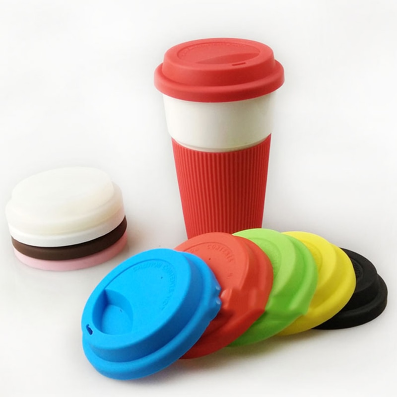 Universal Reusable Silicone Stretch Lids 9.5Cm Food Fresh Cover Silicone Insulation Anti-Dust Cup Cover Tea Coffee Sealing Lids