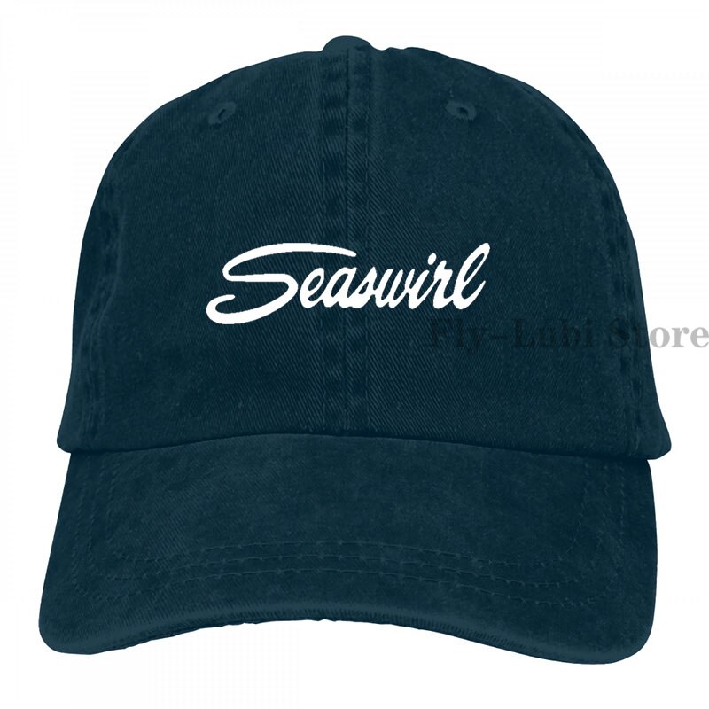 Striper Seaswirl-gorra de béisbol ajustable para hombre y mujer, sombrero de camionero, Kit de barco (2): 2-Navy