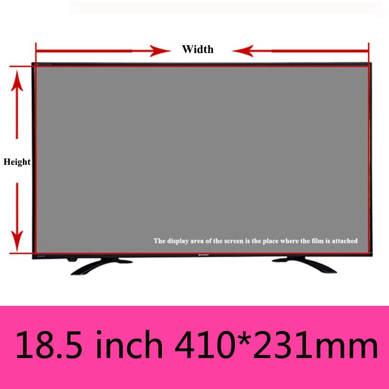 Voor Dell P2715Q 27 Inch Monitor Display Protector Screen Protector Non-Glare Ultra-Clear Anti-Blauw Licht monitor Accessoires: 18.5 inch  410x231mm