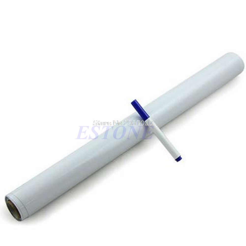 Whiteboard Decals Office & School Supplies 200X45CM Vinyl Color Ink Pen Board Sticker Removable D14