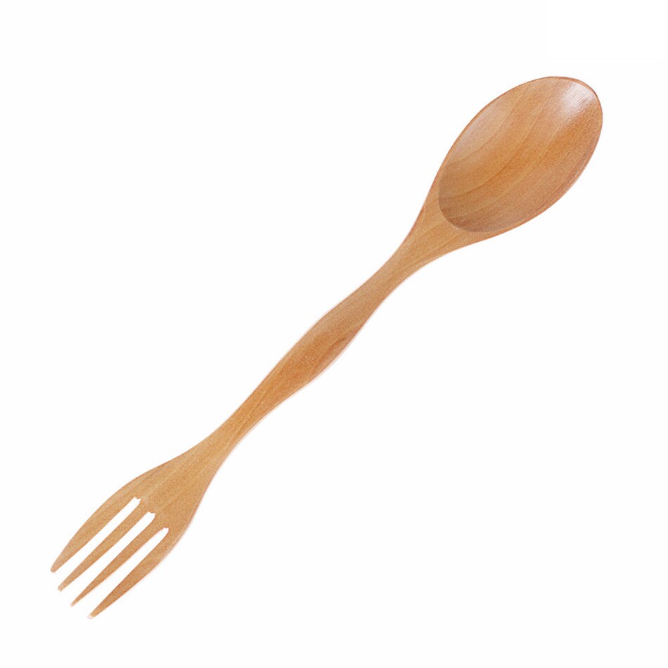 SEEAN Wood Soup Coffee Spoons Teaspoon for Eating Mixing Stirring Cooking, Long Handle Spoon with Japanese Style Kitchen Utensil: 106