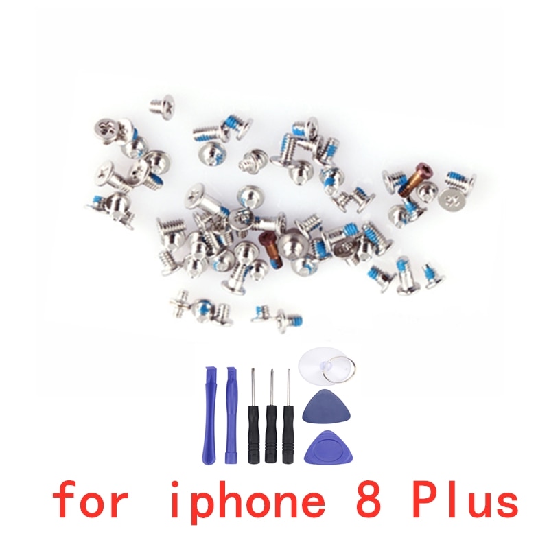 Full Screw Set for iPhone 8PLUS Repair bolt Complete Kit Replacement Repair Parts for iphone With Free Assemble Tools
