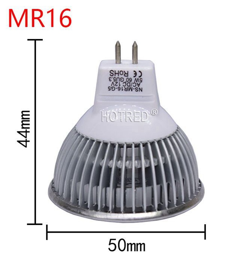 Spot Lamp MR16 12V 3W 4W 5W High Power Led Warm/Koel Wit LED lamp Downlight