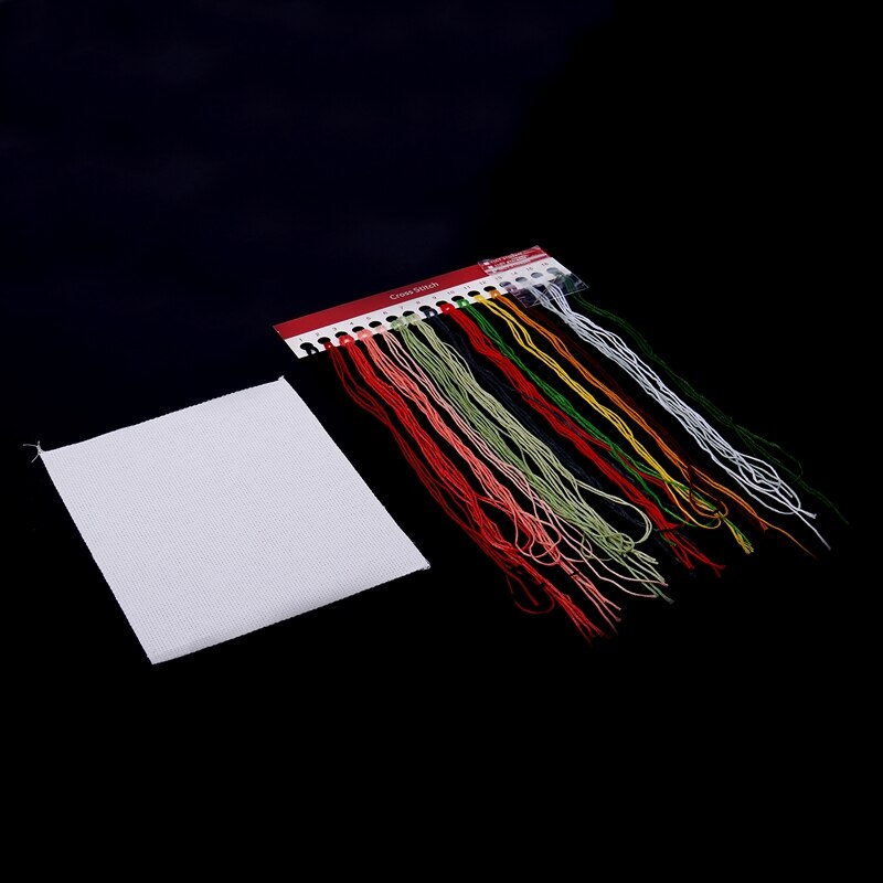 DIY hand-woven cross stitch set embroidery set 14CT flower bee pattern stitch 15 * 19cm home decoration