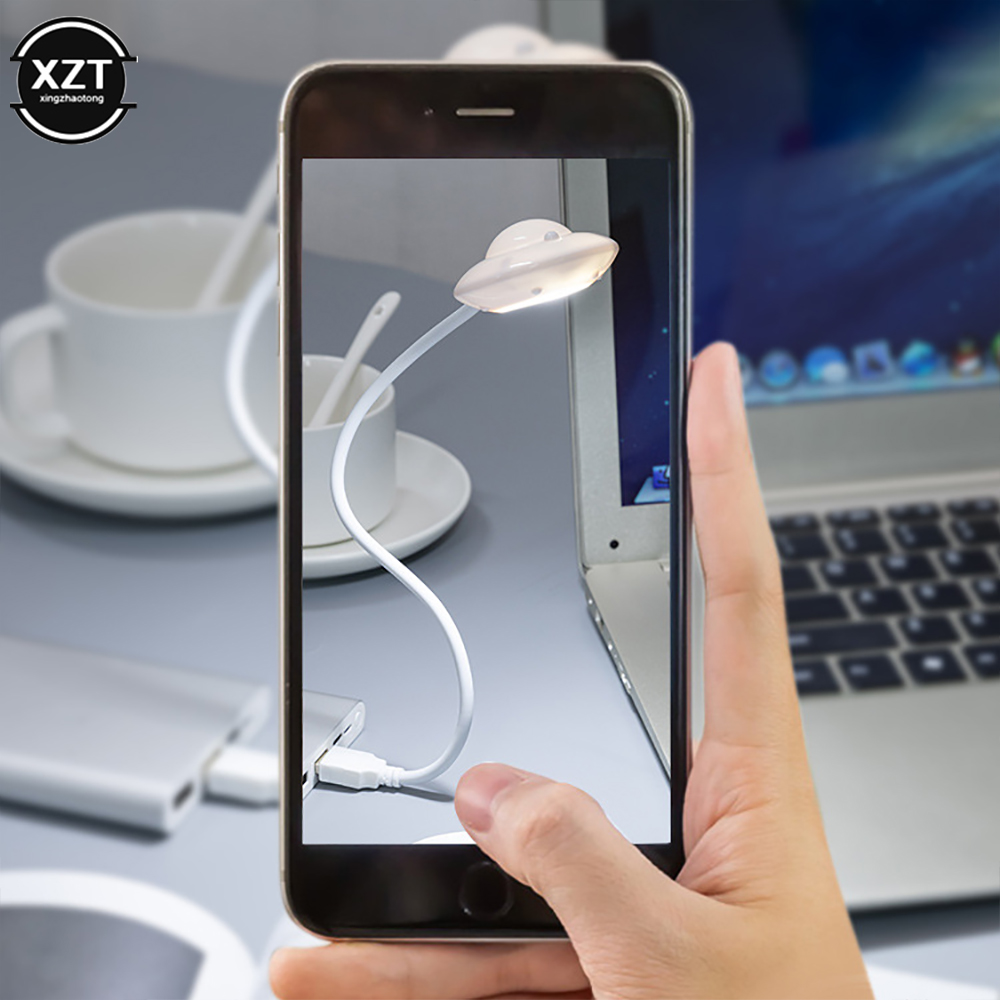 UFO USB LED Night Light Computer Laptop Notebook Lamp Mini Night Light Keyboard Lamp USB Charging Flexible