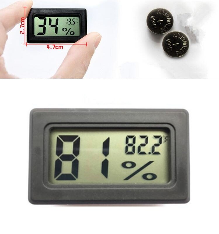 Indoor Outdoor MIni Wet Hygrometer Humidity Thermometer Temperature Meter