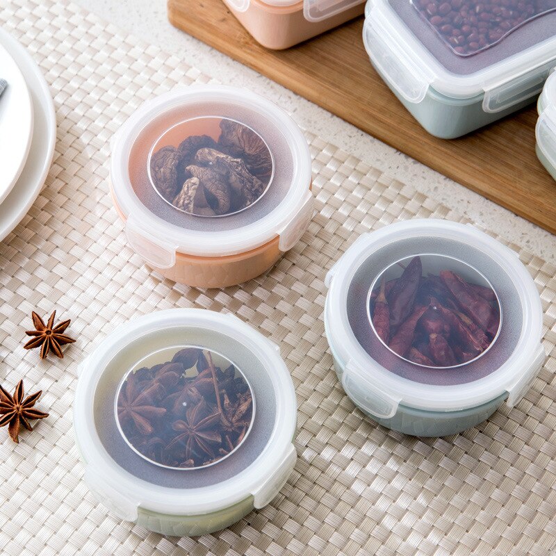 Portable Bento Box Microwavable Lunch Boxes For Kids Picnic Food Container Storage Round/square Meal Prep Container