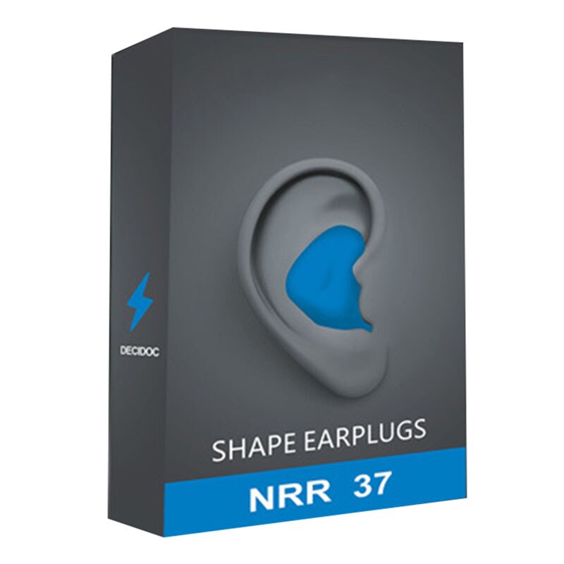 60pcs/lot Health Care Moldable Shaped PU Anti-noise Ear Plugs Noise Reduction Sleeping Guard Soft Anti-snoring Sleep Aid Tool: Blue no box