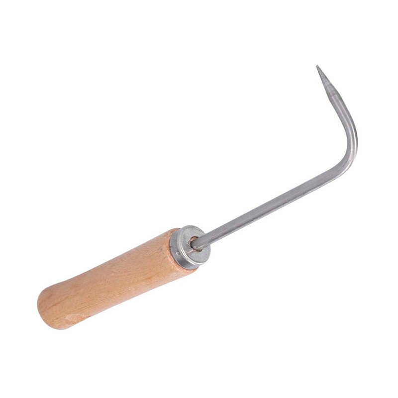 Root Hook Root Pick Rake Ergonomical Single Claw with Wooden Handle for Garden Bonsai for Garden Landscaping