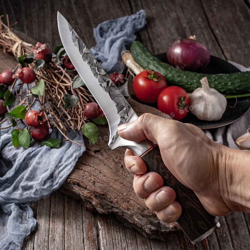 Forged Hammer Chopping Knife Boning Knife Kitchen Kitchen Knife Stainless Steel Meat Cleaver Slicing Knife Cooking Knife