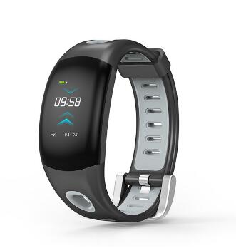Tezer  dm11 smarta armband  ip68 vattentäta armband pulsmätare stegräknare bild skärm färg lcd-skärm för ios android: Grå