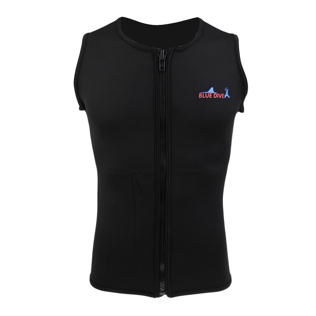 Combinaisons haut de gamme néoprène 2mm combinaison gilet gilet fermeture éclair avant pour plongée sous-marine surf kitesurf S M L XL XXL