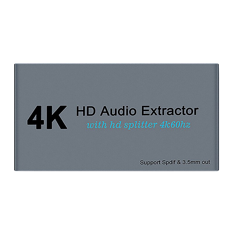 Hdmi o avtrekker splitter hdmi  til 2 hdmi splitter 4k hdmi til hdmi optica spdif  + 3.5mm hdmi o splitter