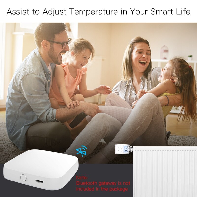 Tuya Bluetooth Thermostaat Radiator Valve Actuator Smart Temperatuur Controller Sigmesh Heater Trv Voice Control
