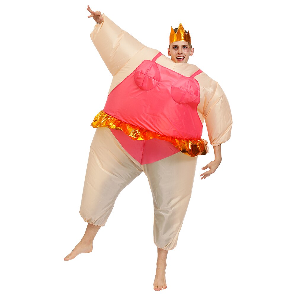Christmas and Easter Big Party Halloween Dress Inflatable Ballerina Adult Costume Inflatable Ballerina Dress Suit
