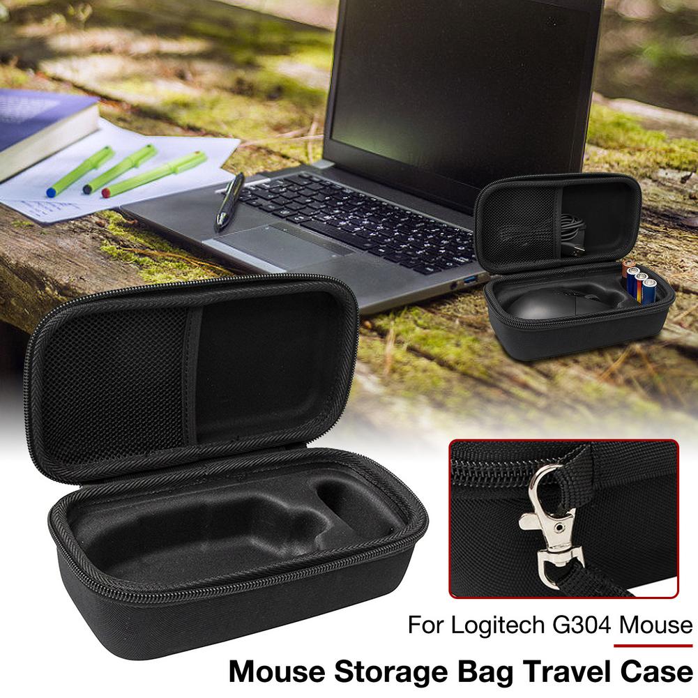 Digital Storage Bag USB Data Cable Organizer Travel Case Pouch Electronics Accessories For Logitech G304 Wireless Mouse Storage