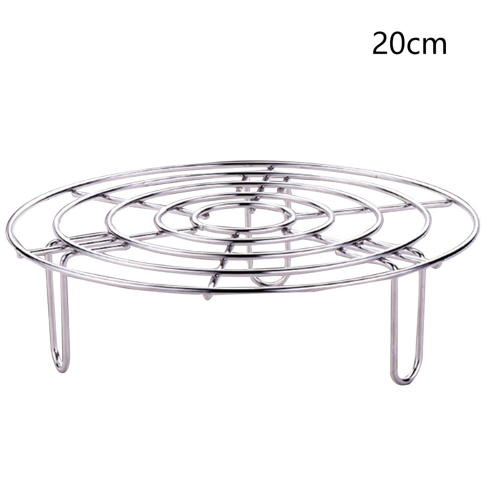 Pressure Cooker Pot Pan Cooking Stand Food Vegetable Crab Tall Wire Heavy Duty Stainless Steel Steaming Rack Cookware: 20cm