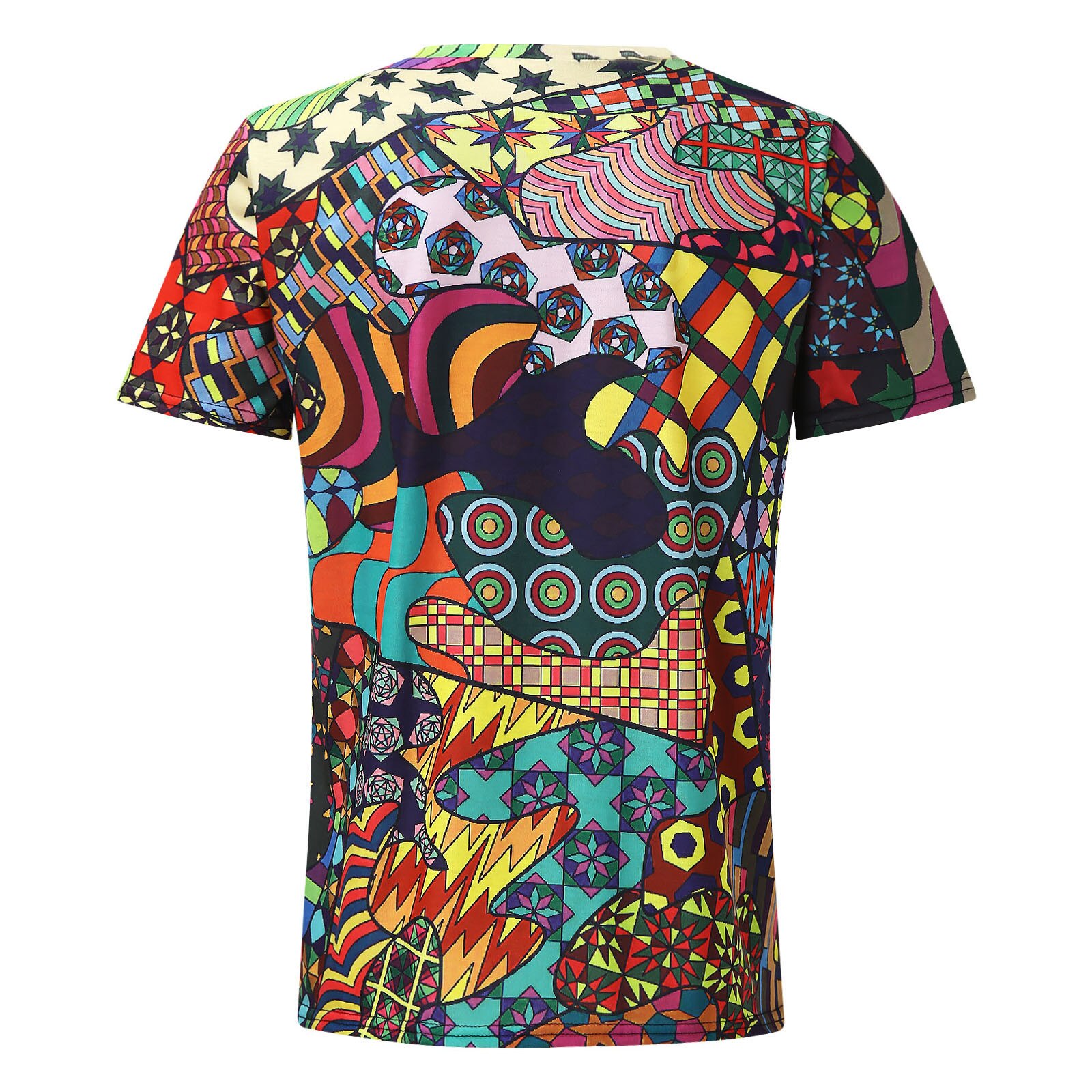 Summer Mens Oversized Vintage Short Sleeve T Shirts Ethnic Style 3d Printed O Collared Street Tshirts Camisetas Hombre