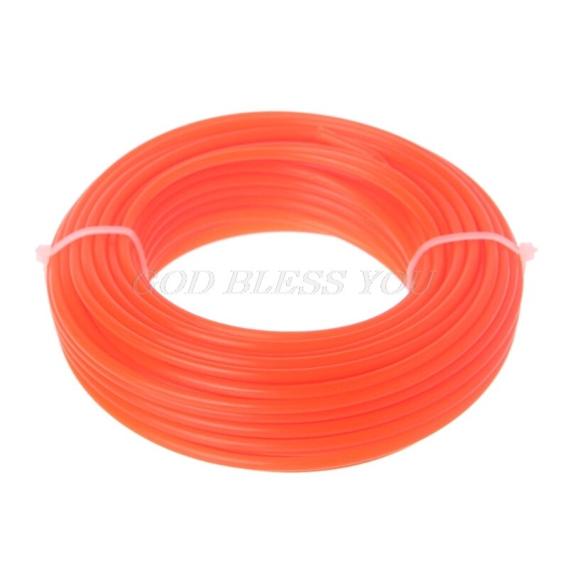 2/2.4/3mm x 15m nylon trimmerilinjaa raivaussahaa trimmerin köysi ruohonleikkurin vaijeri: 3mm