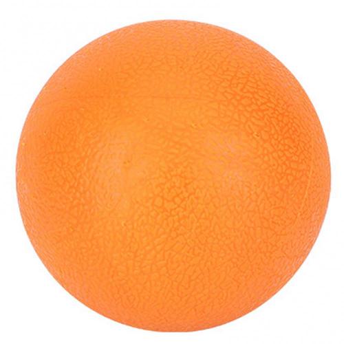 Fitness Round Massage Ball Massager for Thoracic Spine Upper Back Neck Scapula Ball Massager: Orange
