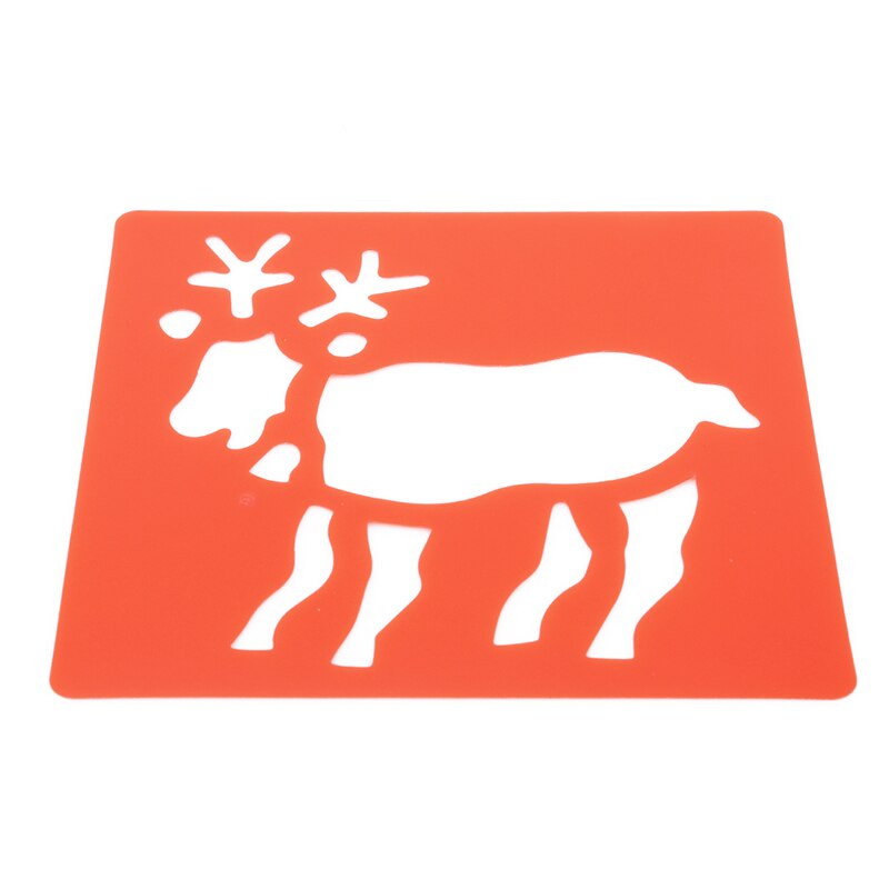 Stencils jakkesæt til børns maleskabelon børn tegne tegneværktøj stencil 6 stk/sæt