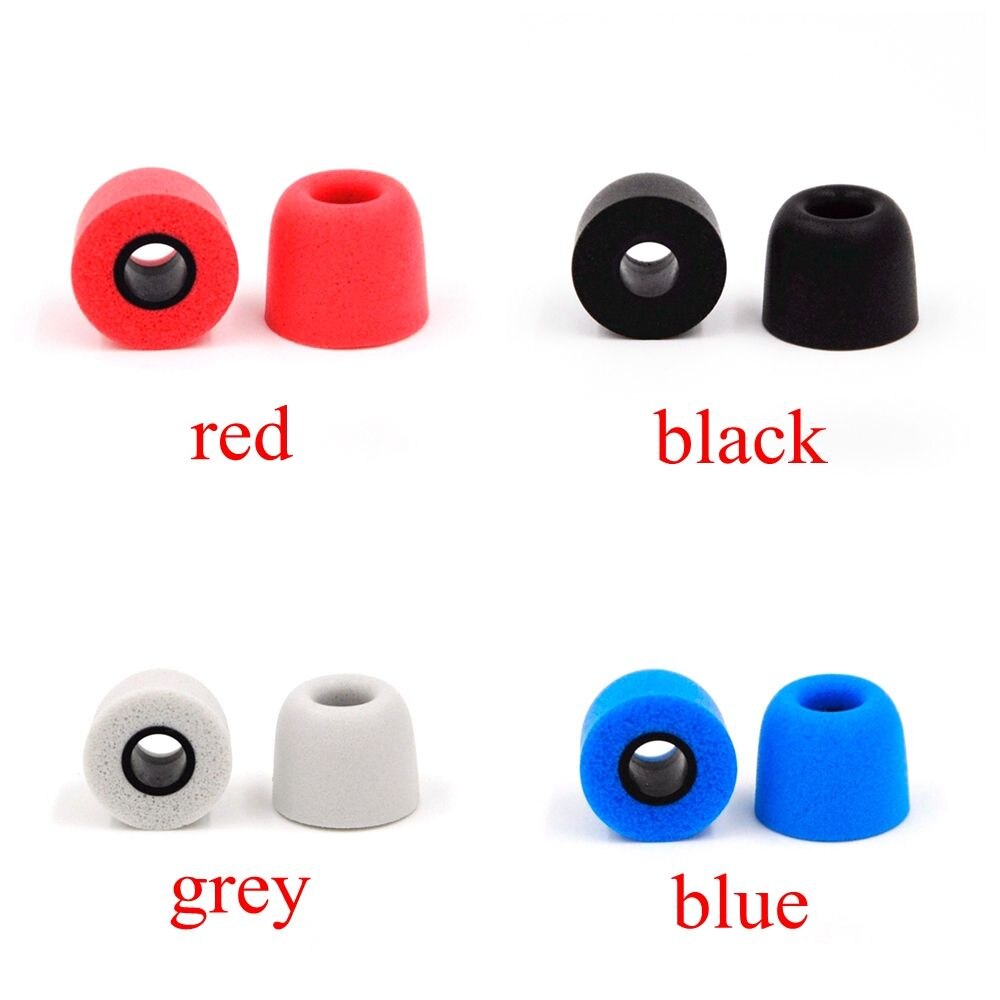 2pcs Earplug Earphone tips Noise Isolating Foam Sponge Earpads for headphones T300 Caliber Headset Accessories