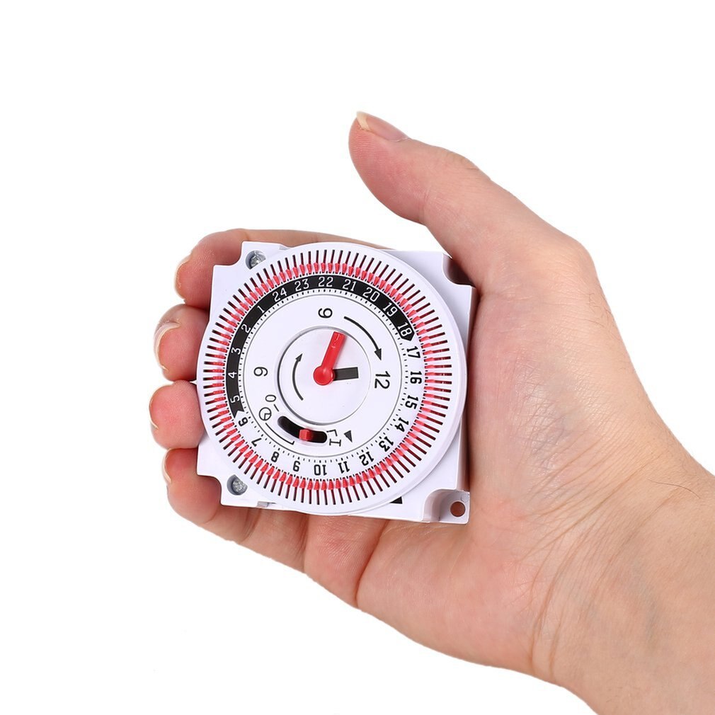 Temporizador mecánico de 250V, temporizador con recordatorio de tiempo, 15min, 24h, controlador de ahorro de energía, interruptor de sincronización Industrial