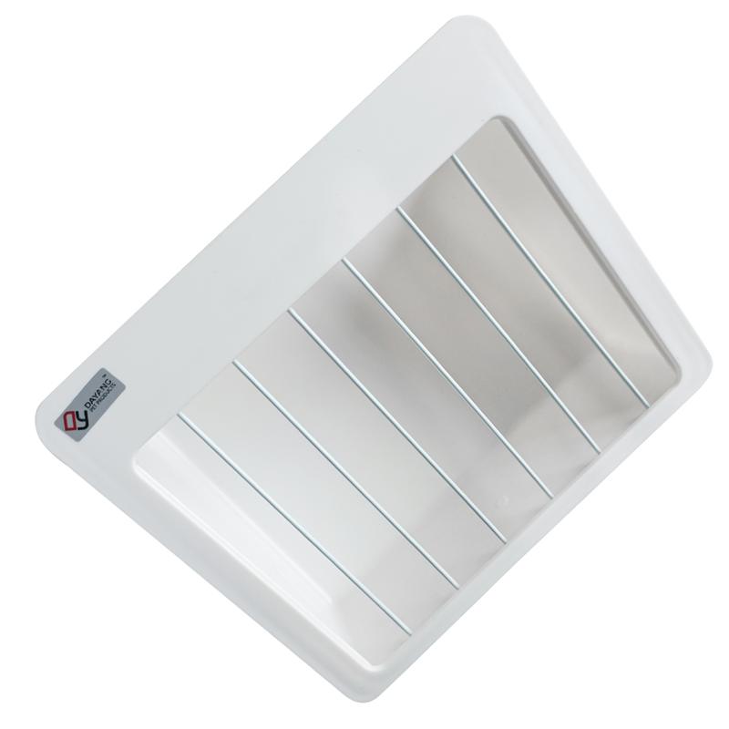 Klatka wewnętrzny pojemnik na siano pojemnik na żywność królik świnka morska wiszący podajnik (biały)