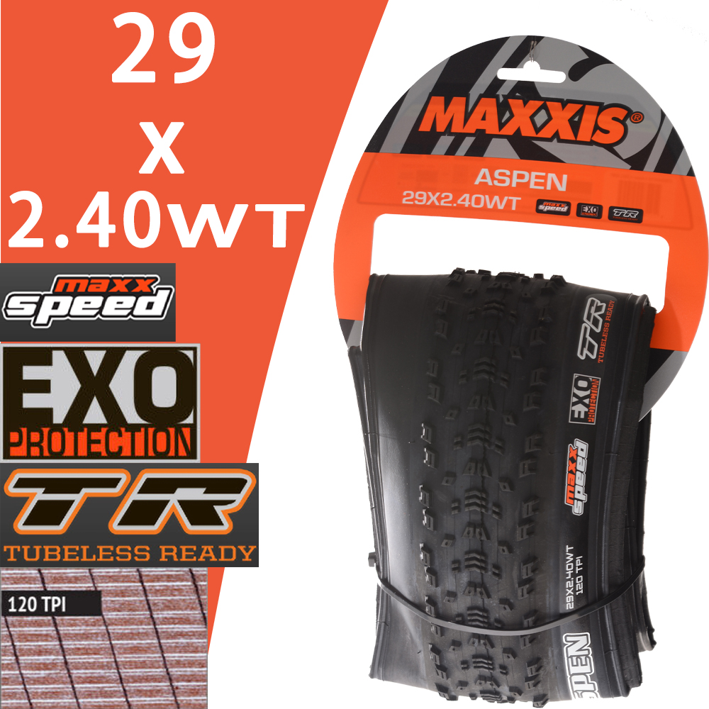 MAXXIS ASPEN ST MTB llanta de neumáticos sin tubo 29 27,5 pulgadas 27,5x2,25 29x2,1 29x2,25 29x2,4 neumático de bicicleta de montaña XC accesorios para bicicleta: Azul