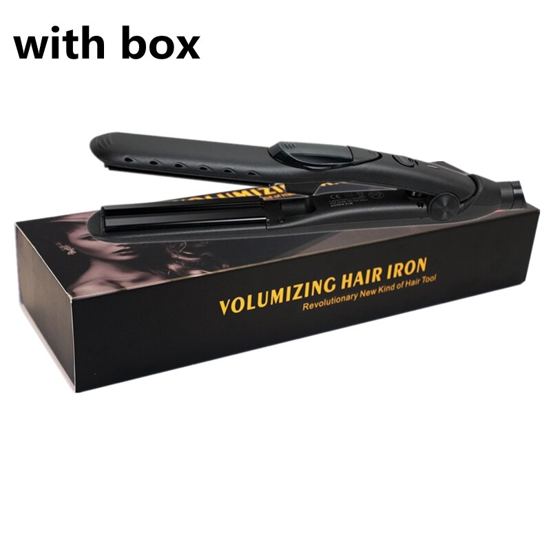 Profession Hair Steam Straightener Ceramic Flat Iron Steampod Iron Steamer Hair Straightenering Hair Styler Tool: with box / UK