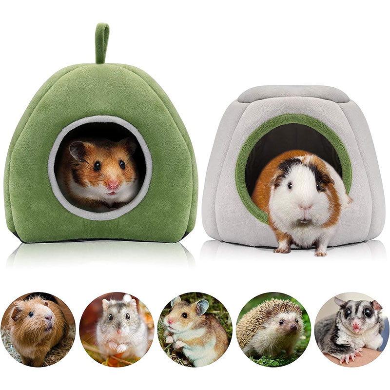 Cavia Bed - Wasbare kooiaccessoires Kleine dierenschuilplaats voor Chinchilla, hamsters, egel