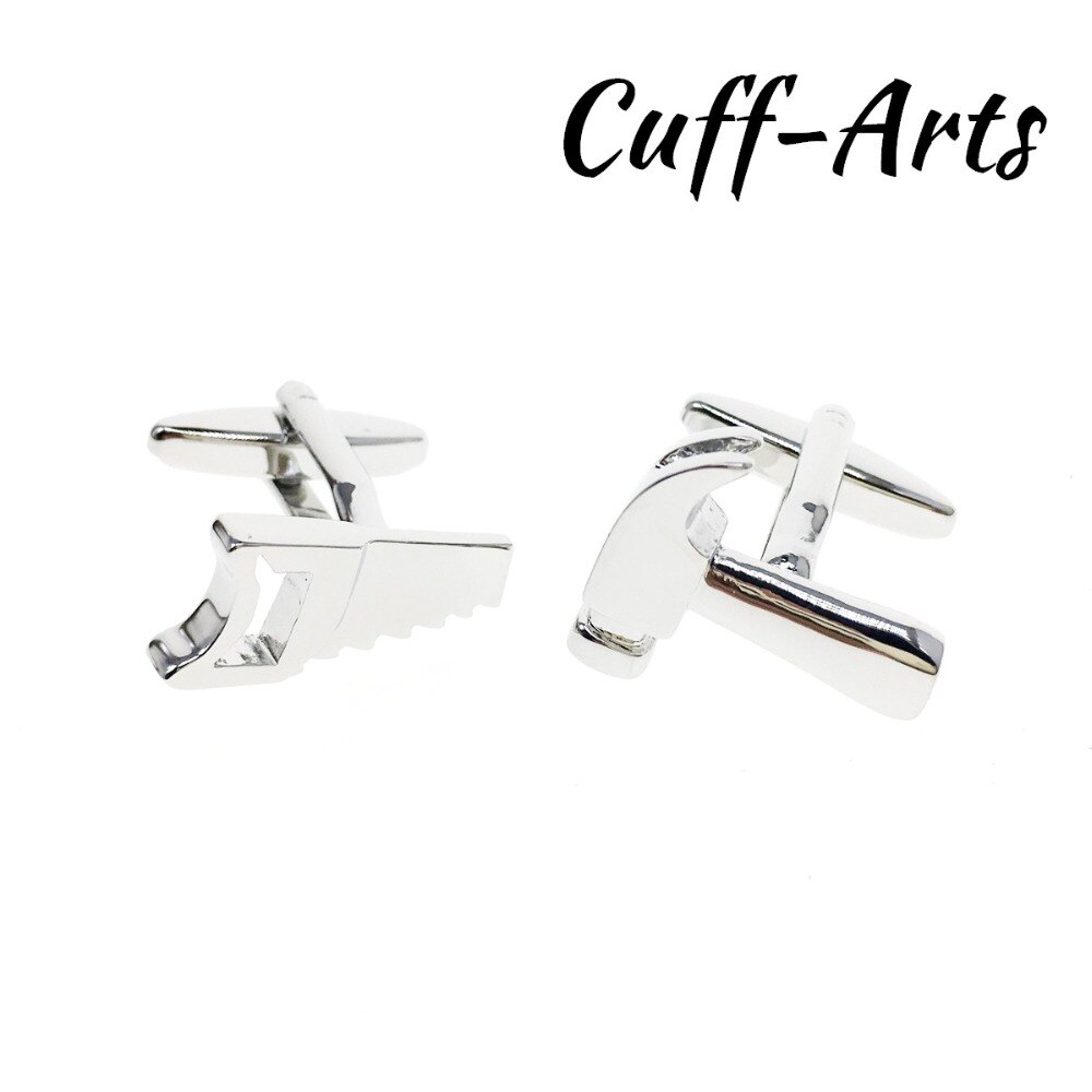 Cufflinks for Men Hammer and Saw Tools Cufflinks Mens Cuff Jewelry Mens Vintage Cufflinks by Cuffarts C10301