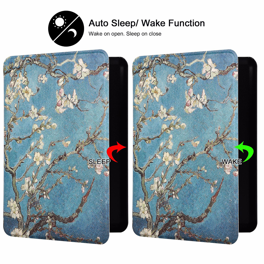 Opvouwbare E-book Reader Cover Harde Beschermhoes voor Kindle Paperwhite 4 Gen 10 PQ94WIF E-book Reader Cover