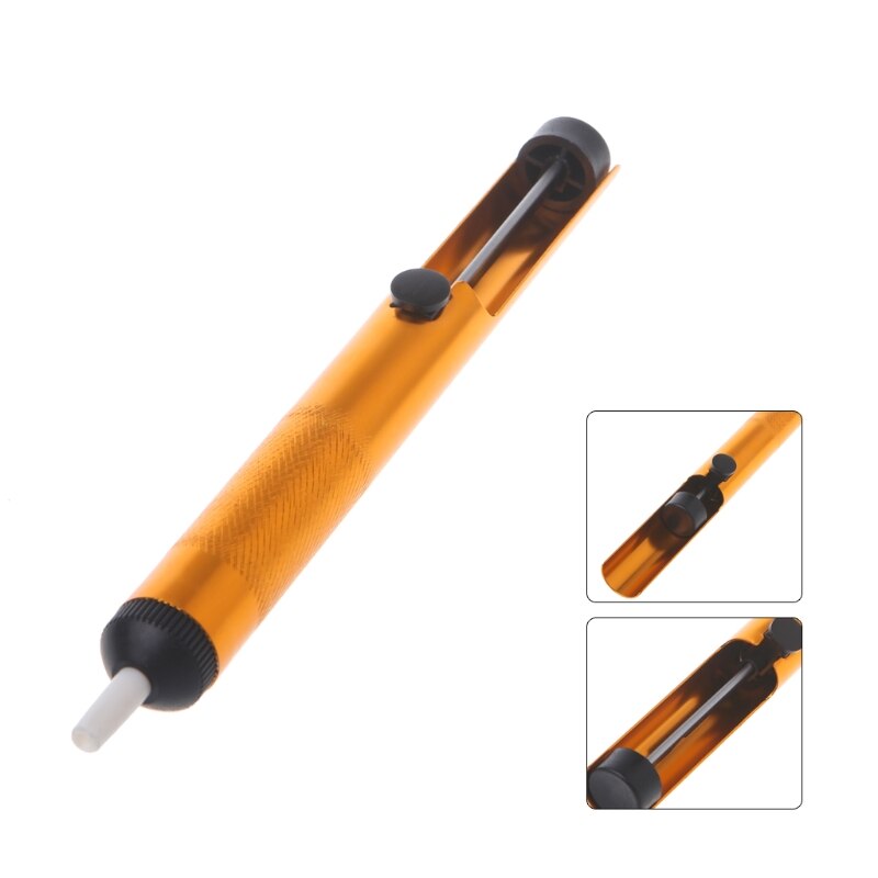 Aluminium Body Desolderen Vacuümpomp Soldeer Sucker Iron Remover Tool
